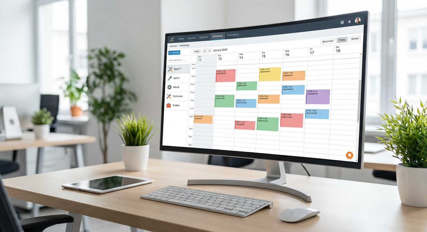 Modern employee scheduling dashboard